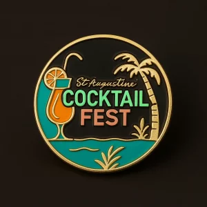 St. Augustine Cocktail Fest Pin